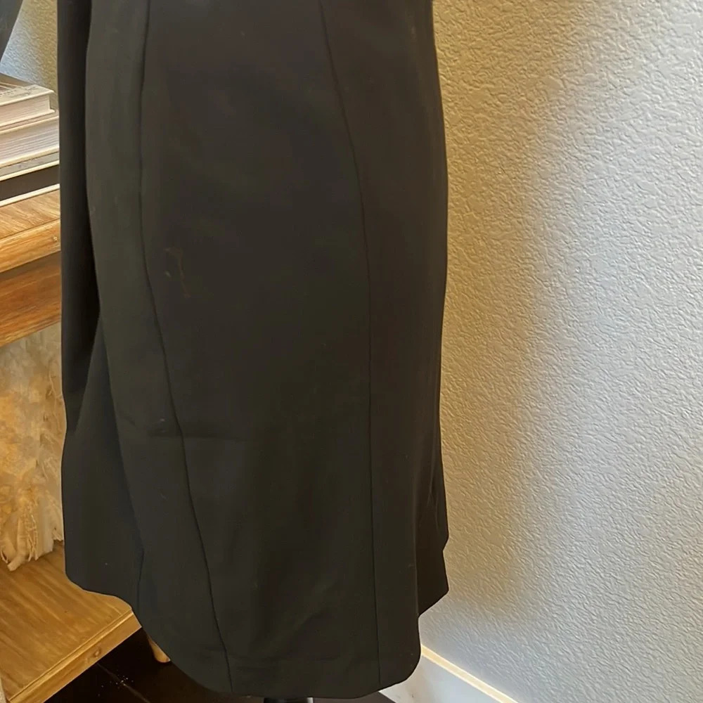 TALBOTS PONTE A-LINE BLACK SKIRT - Picture 5 of 7